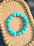 Teal Teething Ring