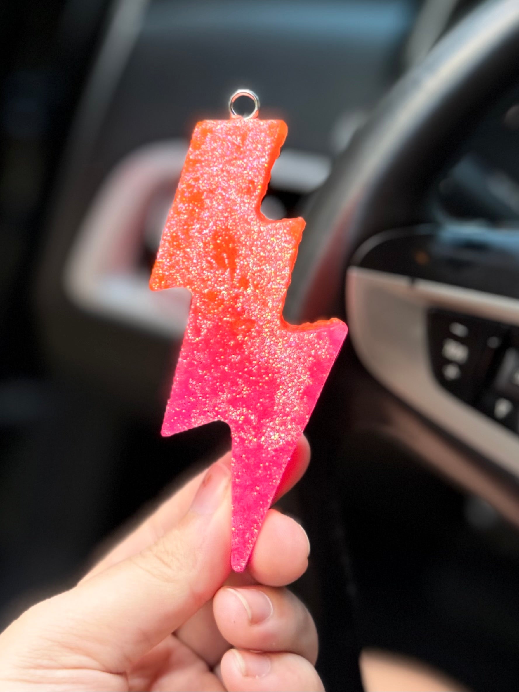 Lightning Bolt Car Freshie