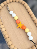 Starfish Pacifier Clip