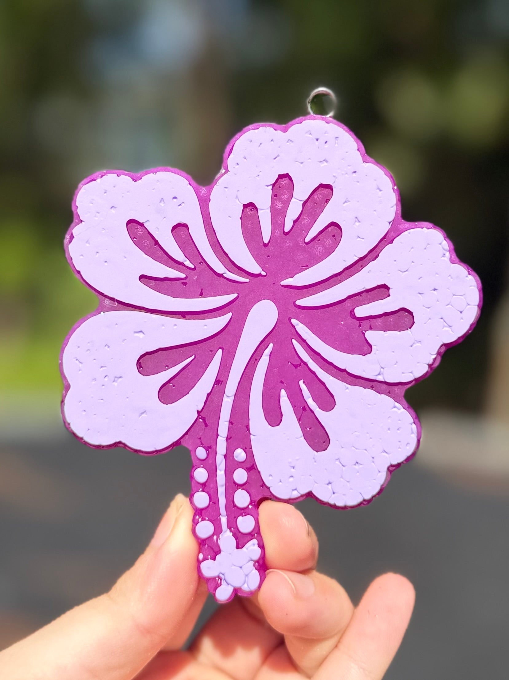 Hibiscus Car Freshie