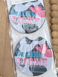 Western Barbie Car Coasters